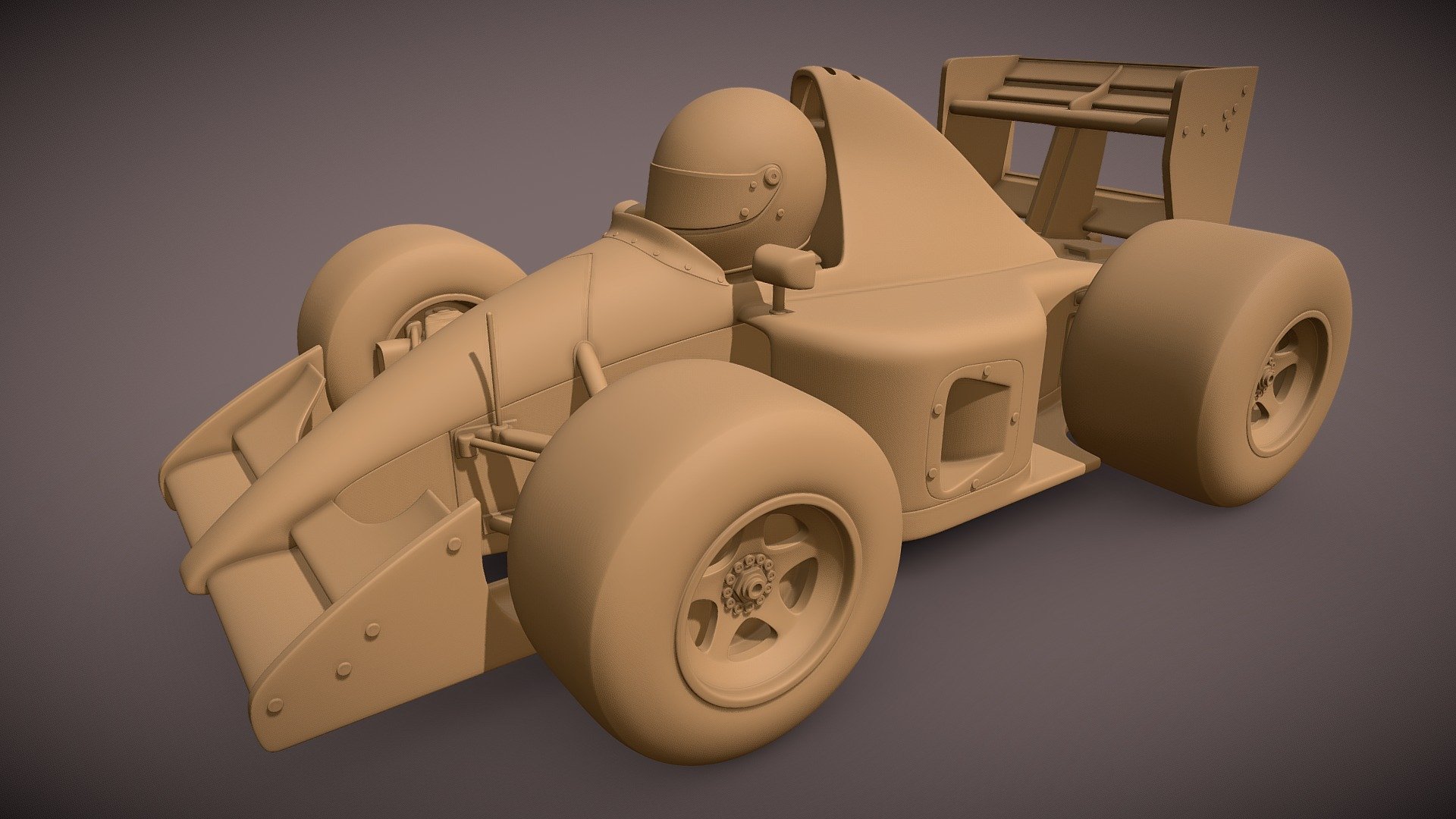 McLaren MP4/6 Choro-Q style 3dprint