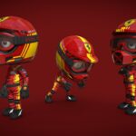 mechanics red 24h le mans toy style