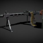 mg42 toon version 3d model