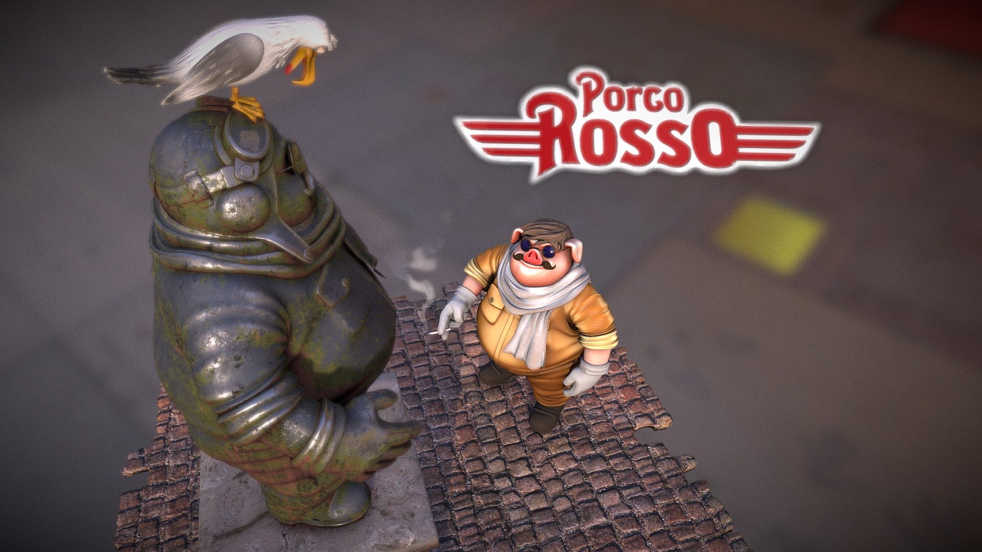 Porco Rosso…statue of merit :)