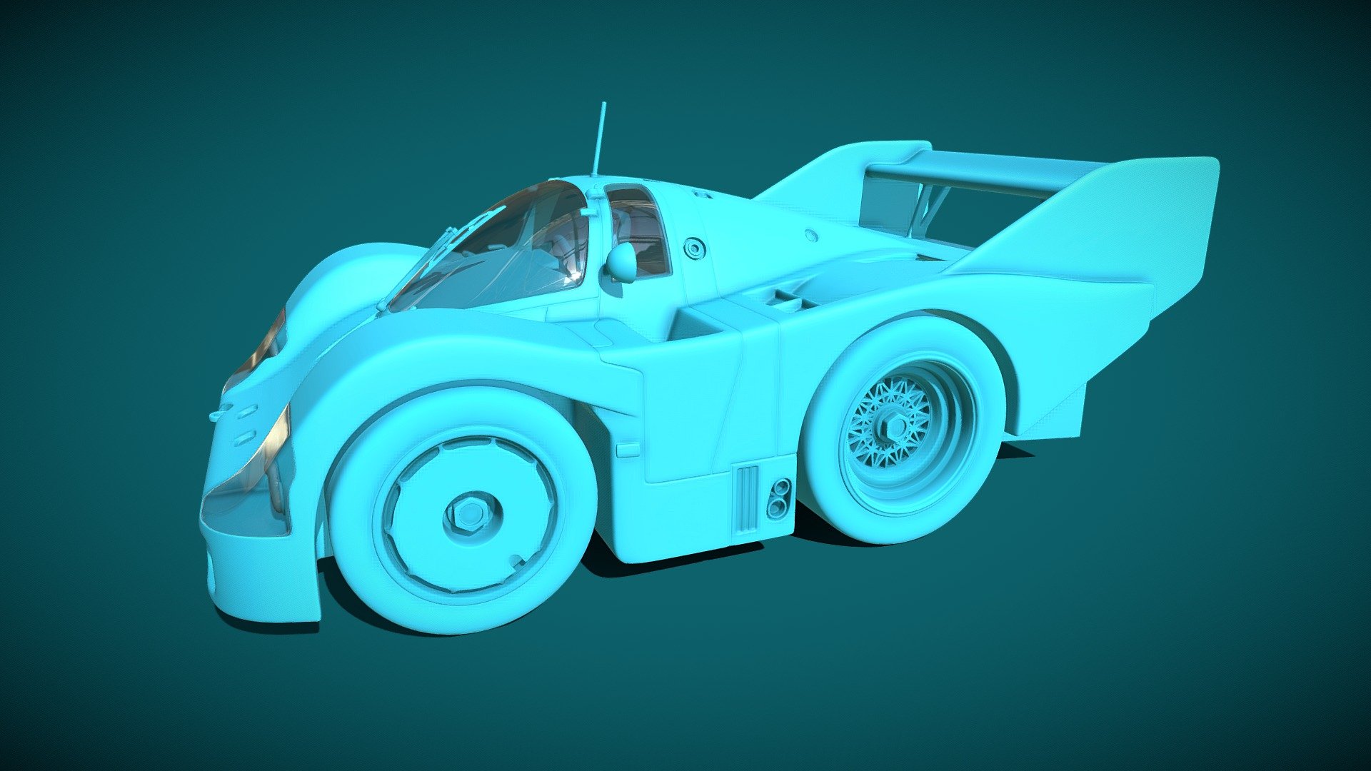 Porsche_956_Choro-Q (3Dprint)