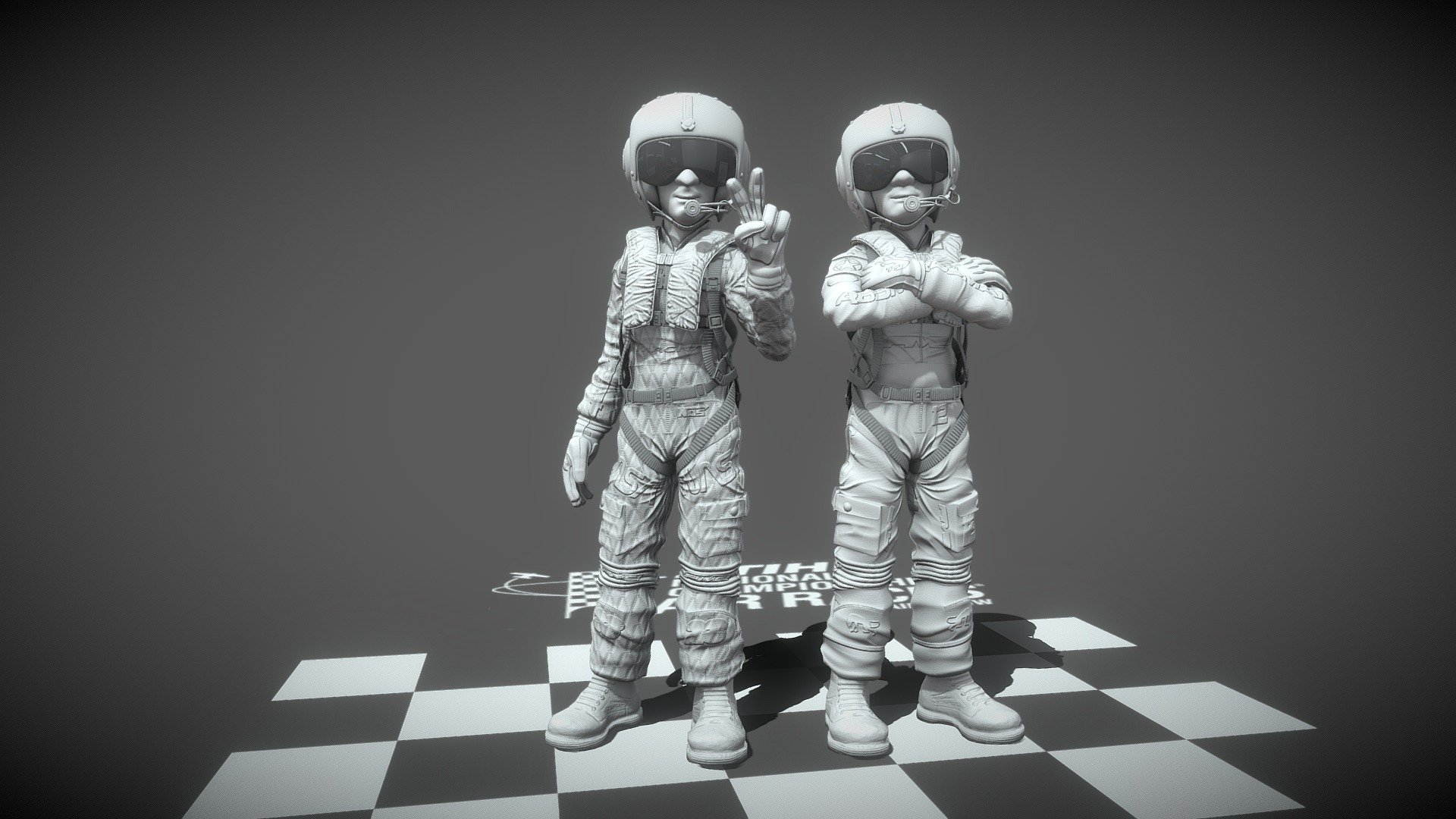 racing toy pilots (flats)