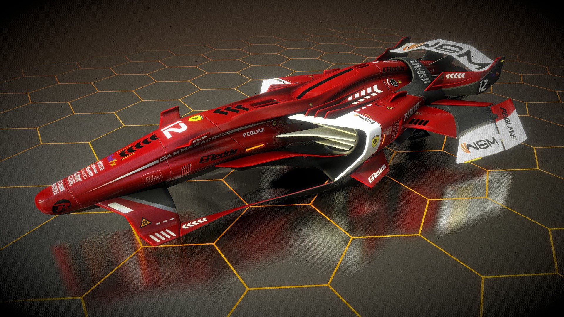 RED_SHIP F1 2050 prototype