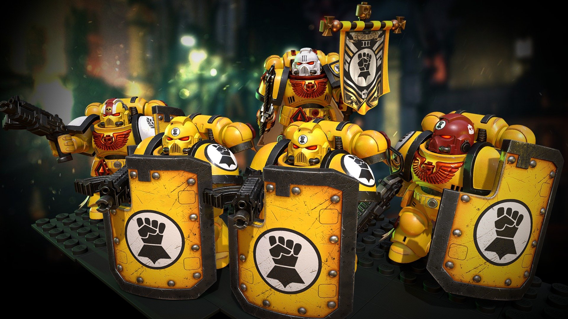 Spacemarines W40k “Imperial Fist” LegoStyle