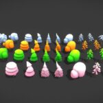 Stylize Low Poly Trees Pack