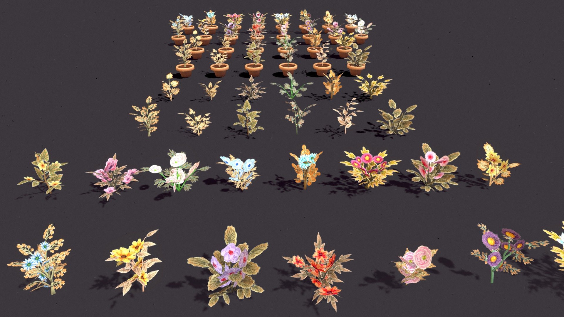 Stylize Plants and Flowers Pack 05