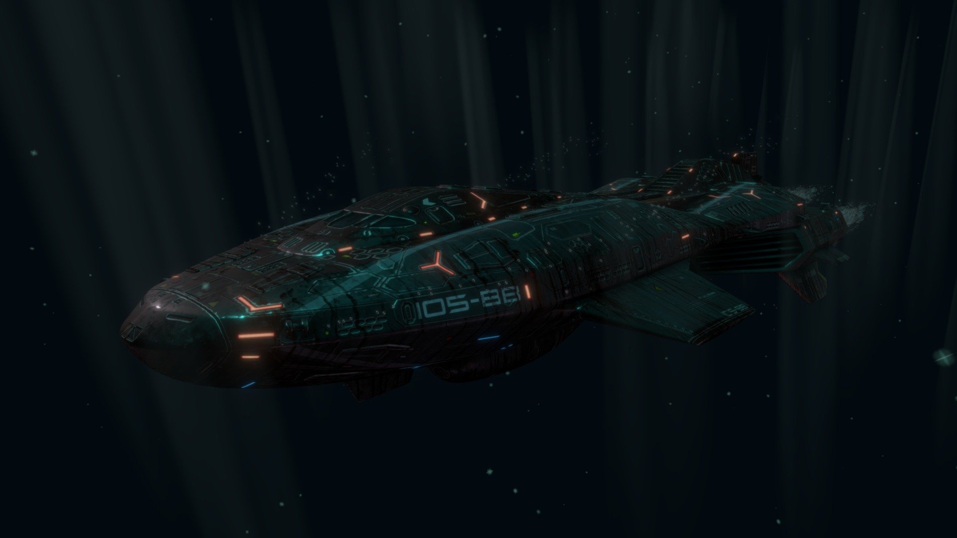 submarine under the ocean