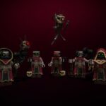 tech priests wh40k lego style 3d model