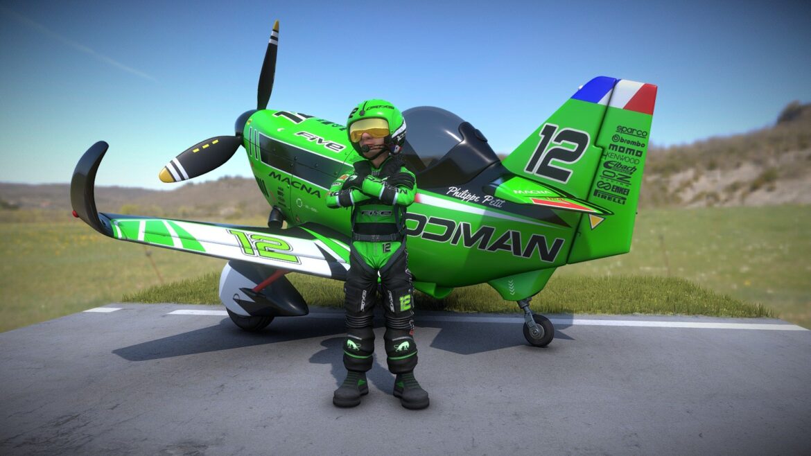toy air racing edge 300 3d model