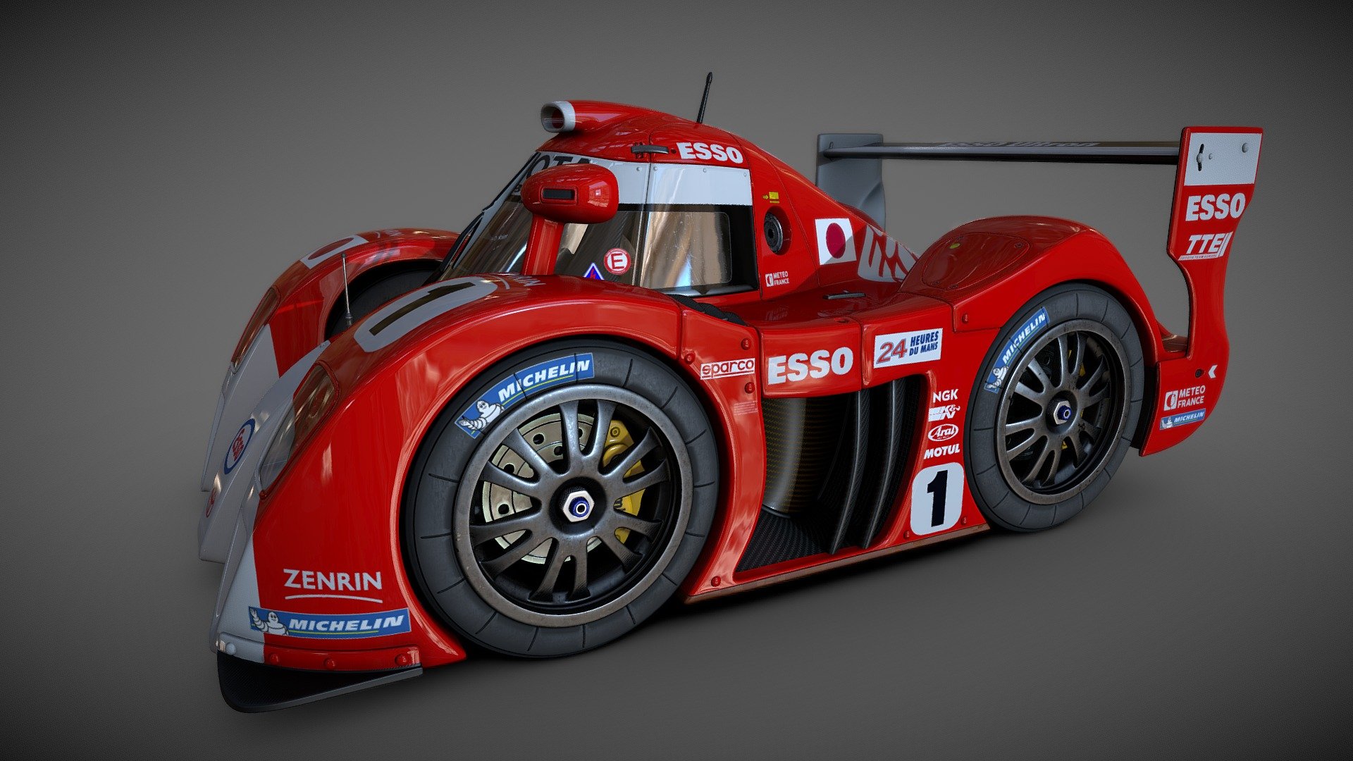 Toy-Ota GT-ONE racing prototype
