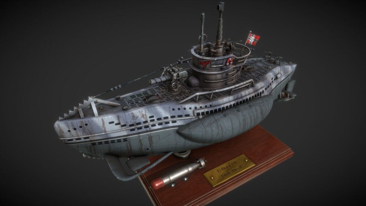 toy u boot vii 3d model
