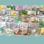 BIG PACK Cozy Cartoon Rooms Interiors 2