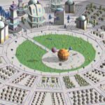 Flying Sci Fi Island City 2
