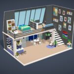 Low Poly Apartment n1