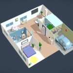 Low Poly Apartment n7