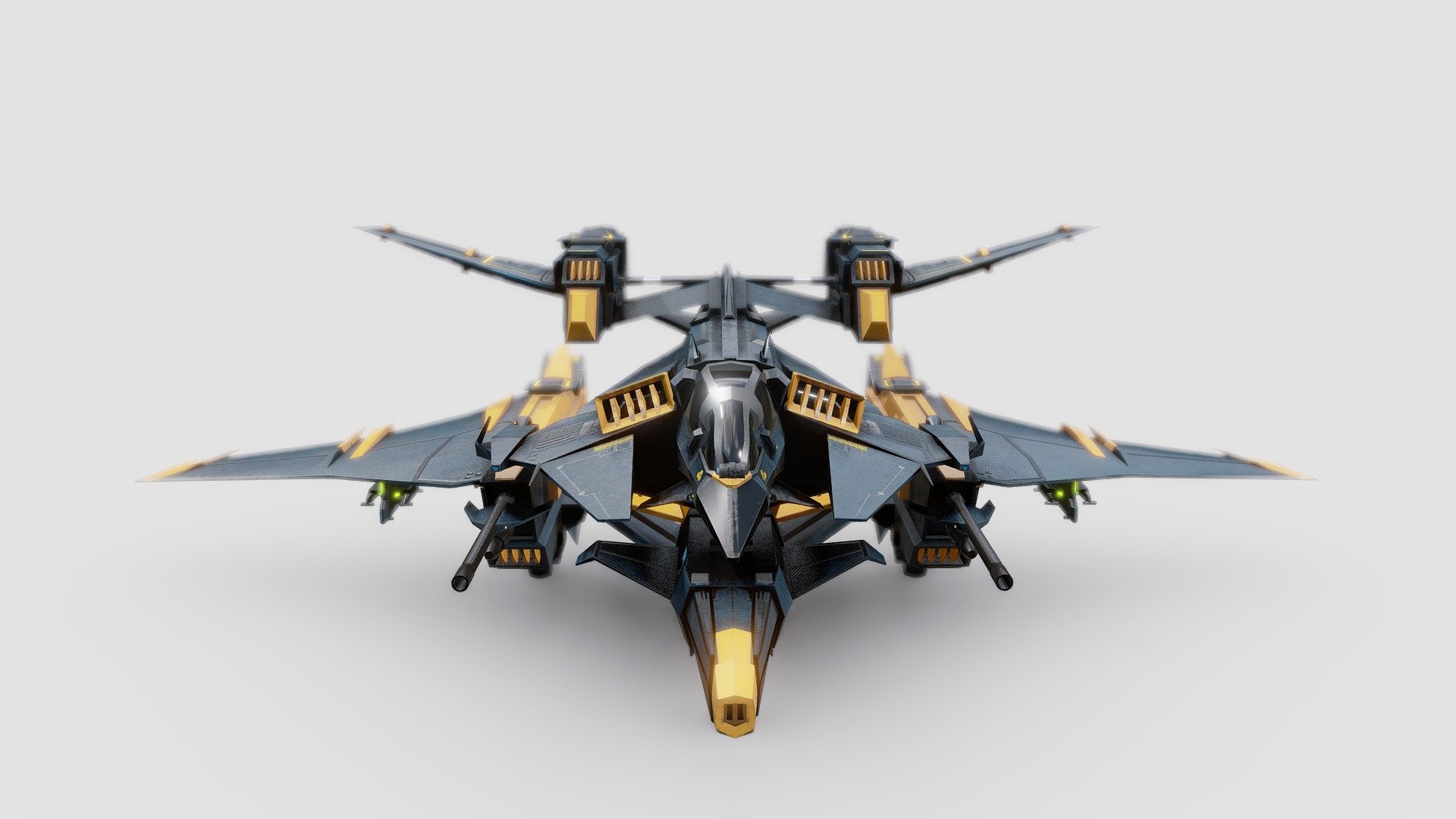 Low Poly Attack Aircraft – Starfall