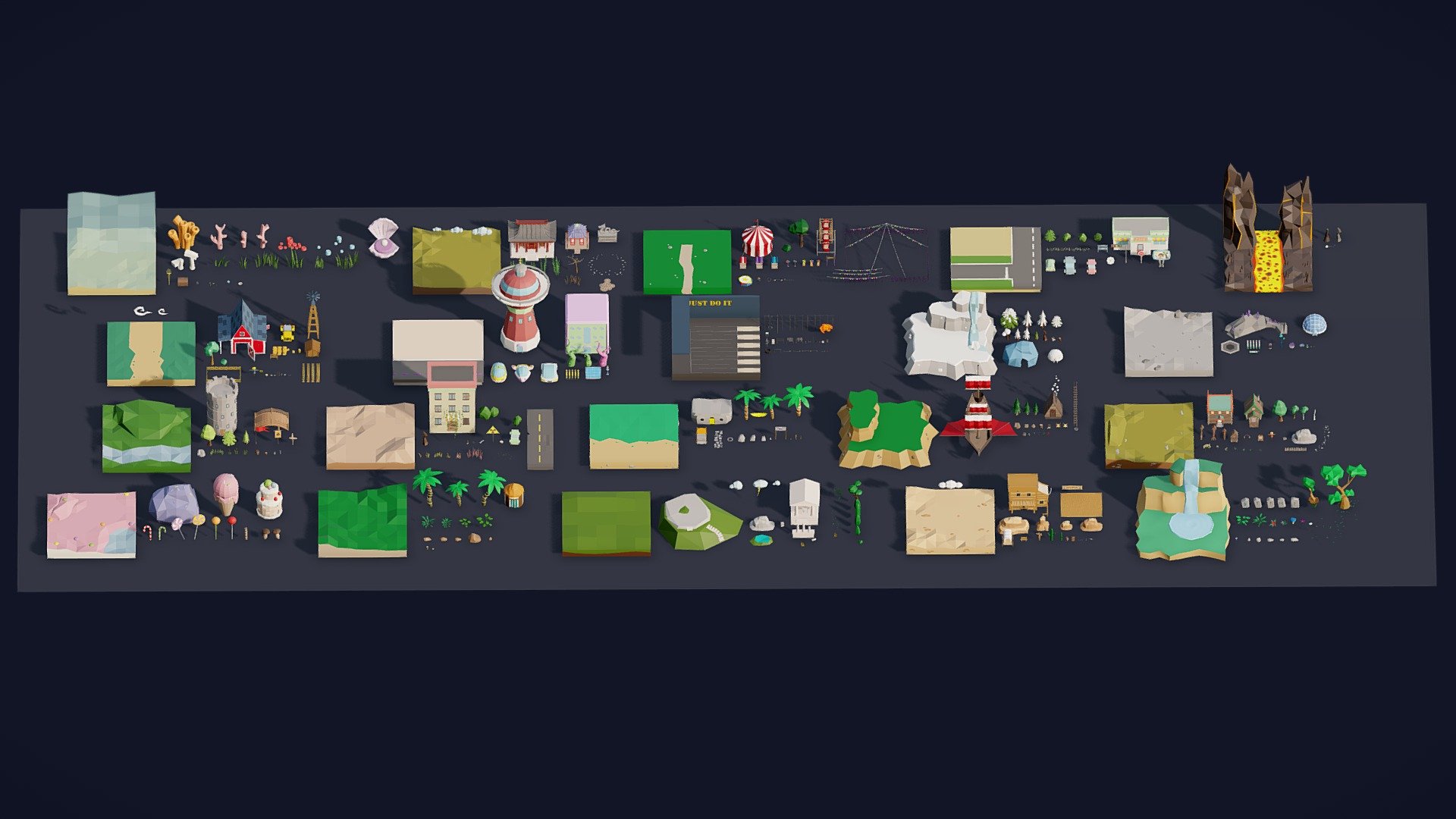 Low Poly Exteriors