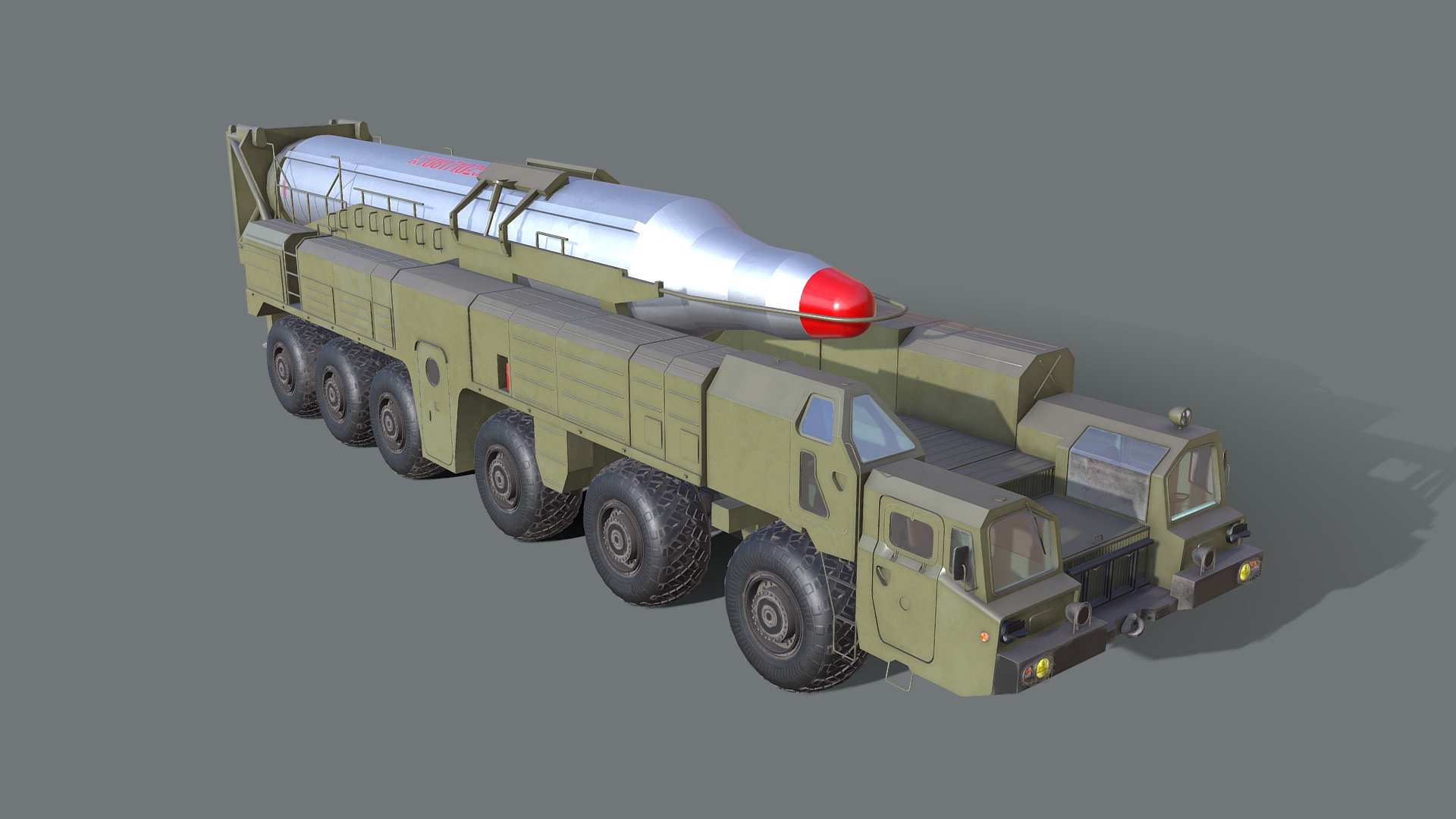 Musudan missile launcher