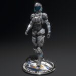 pilot exosuit female star trek theurgy 3d model