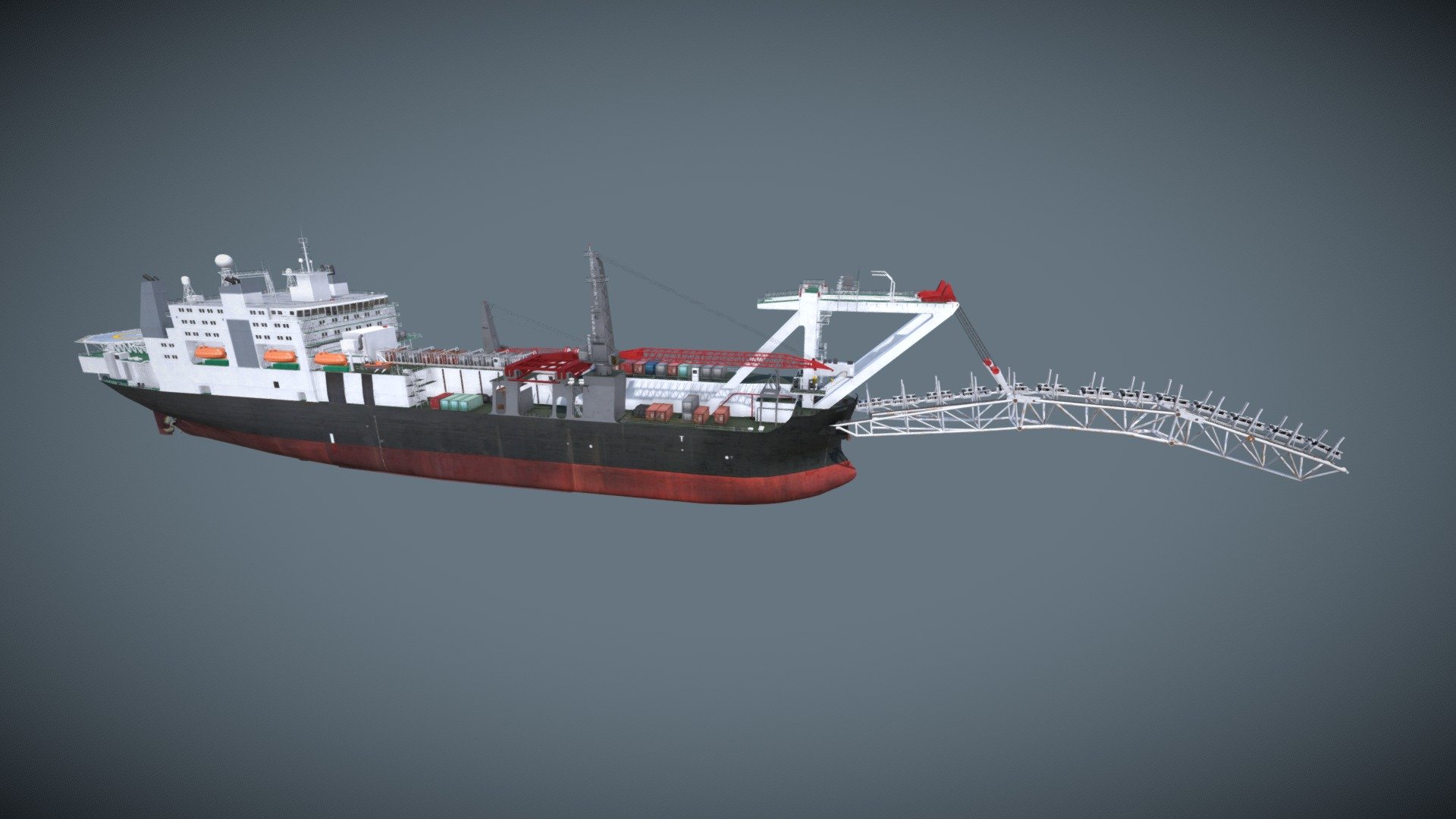 Pipelay vessel