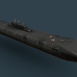 project 717 amphibious transport submarine 3d model