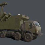 rubezh me coastal defense missile system 3d model
