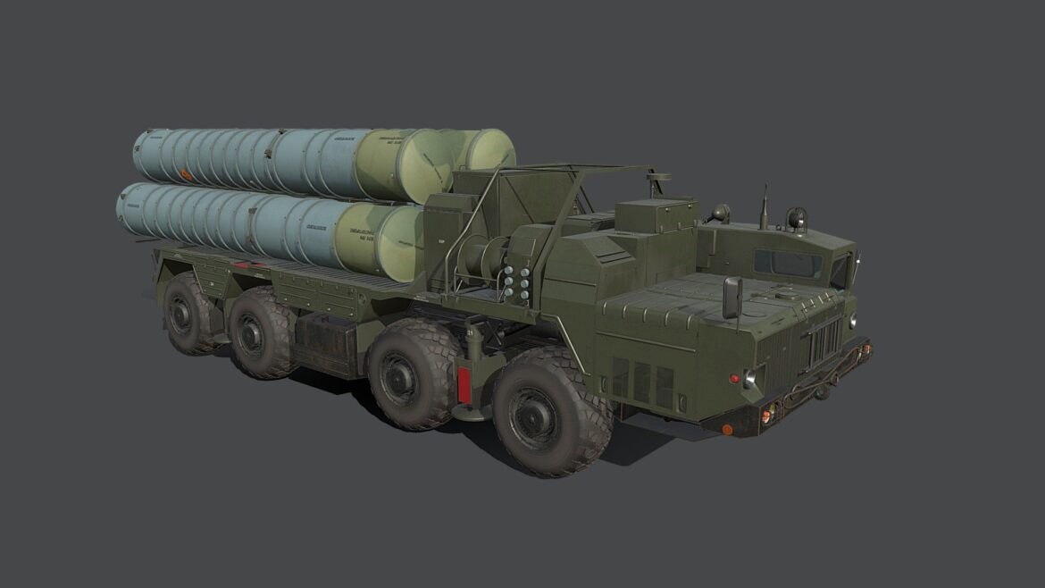 s 400 triumf missile system 5p85 sm2 sa 21 3d model