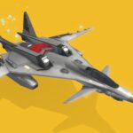 scifi fighter aircraft velos 3d model