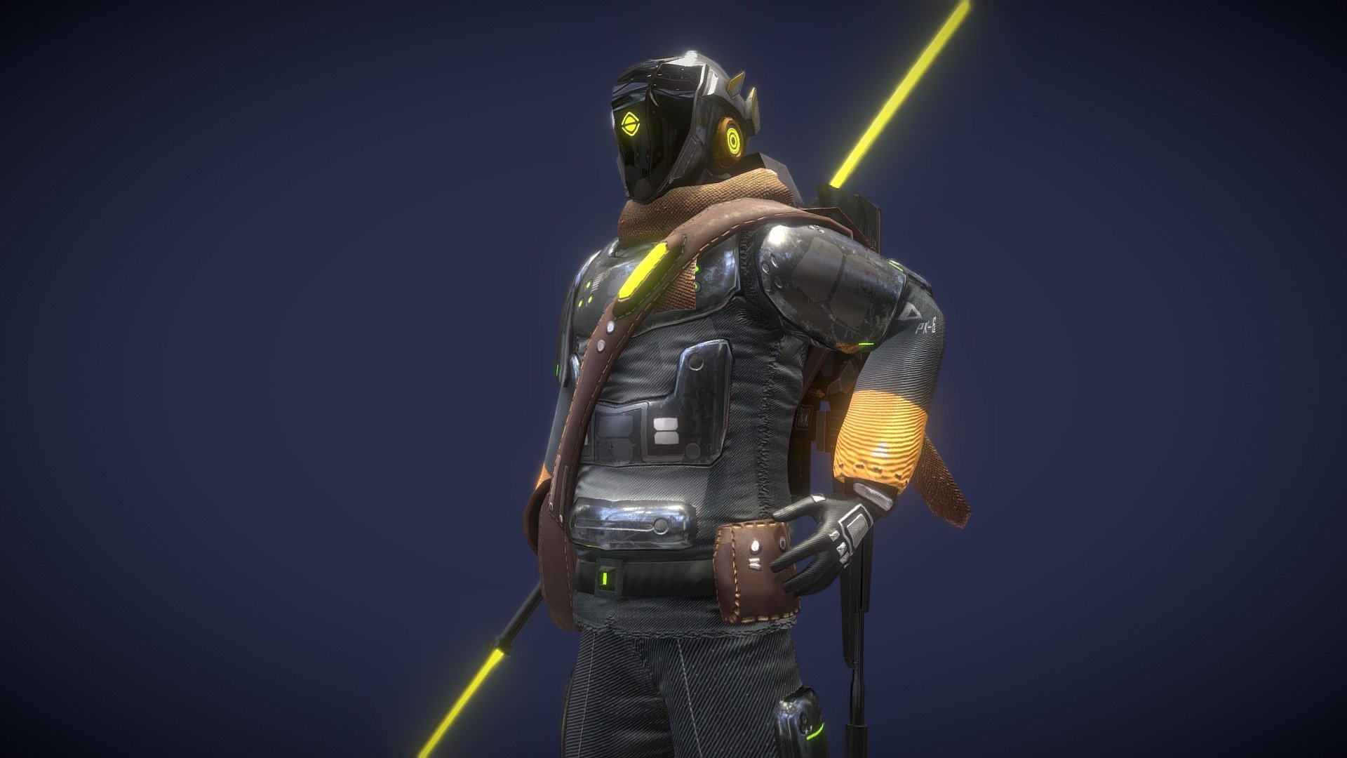Scifi Mercenary “Septem”