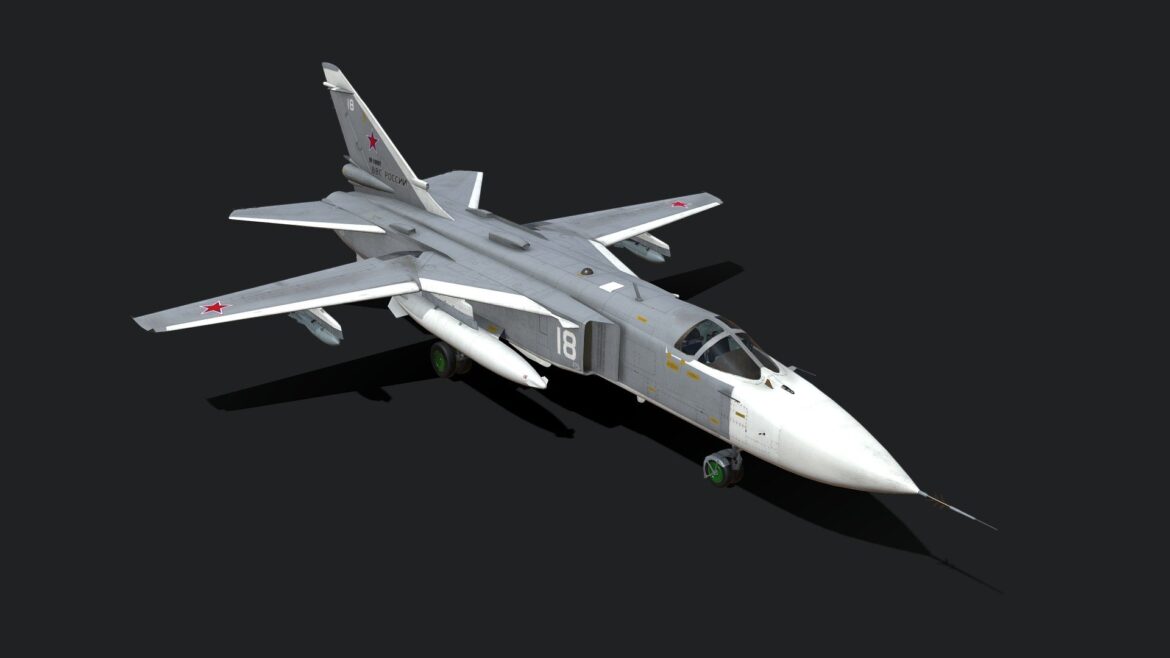 su 24m fencer bomber 3d model