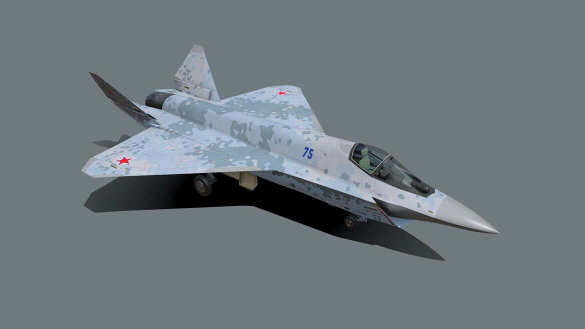 sukhoi checkmate t 75 lts 3d model