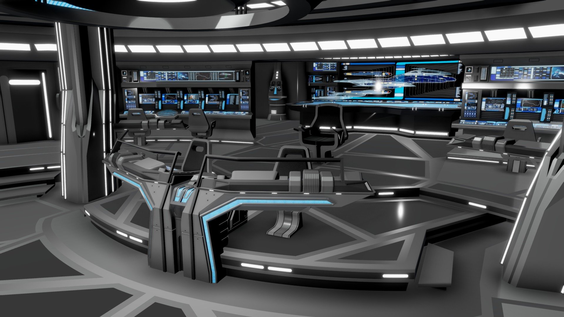 USS Theurgy Main Bridge