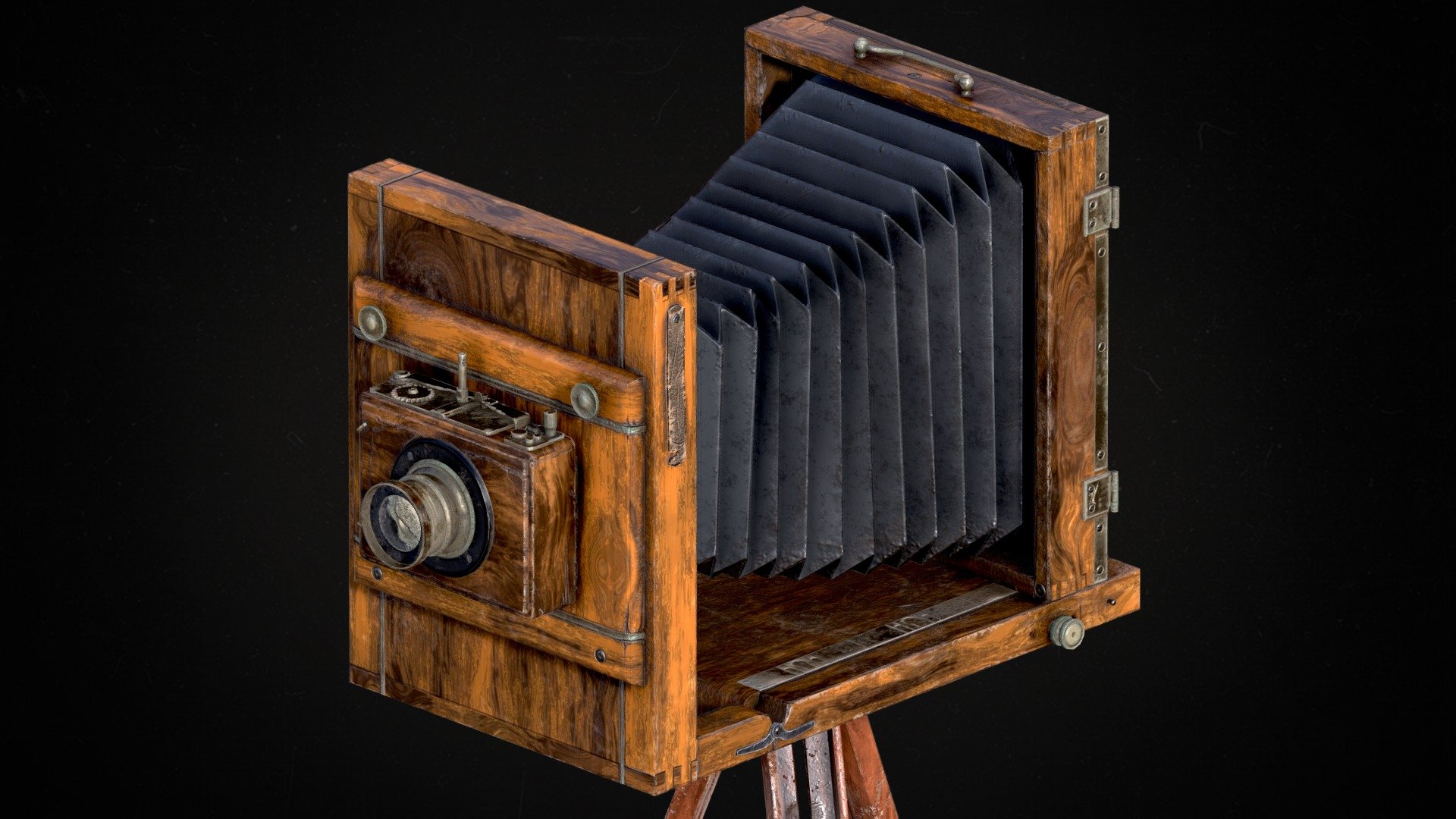 19th century wet plate camera
