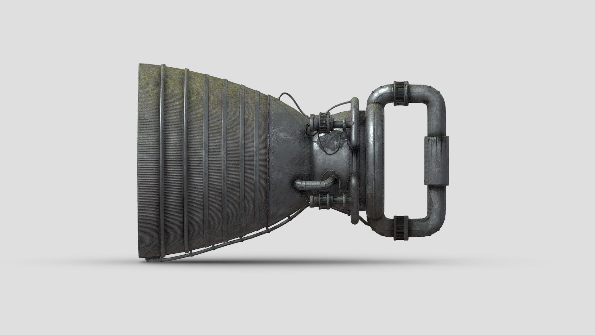 Abandoned Rocket engine / fuel thruster