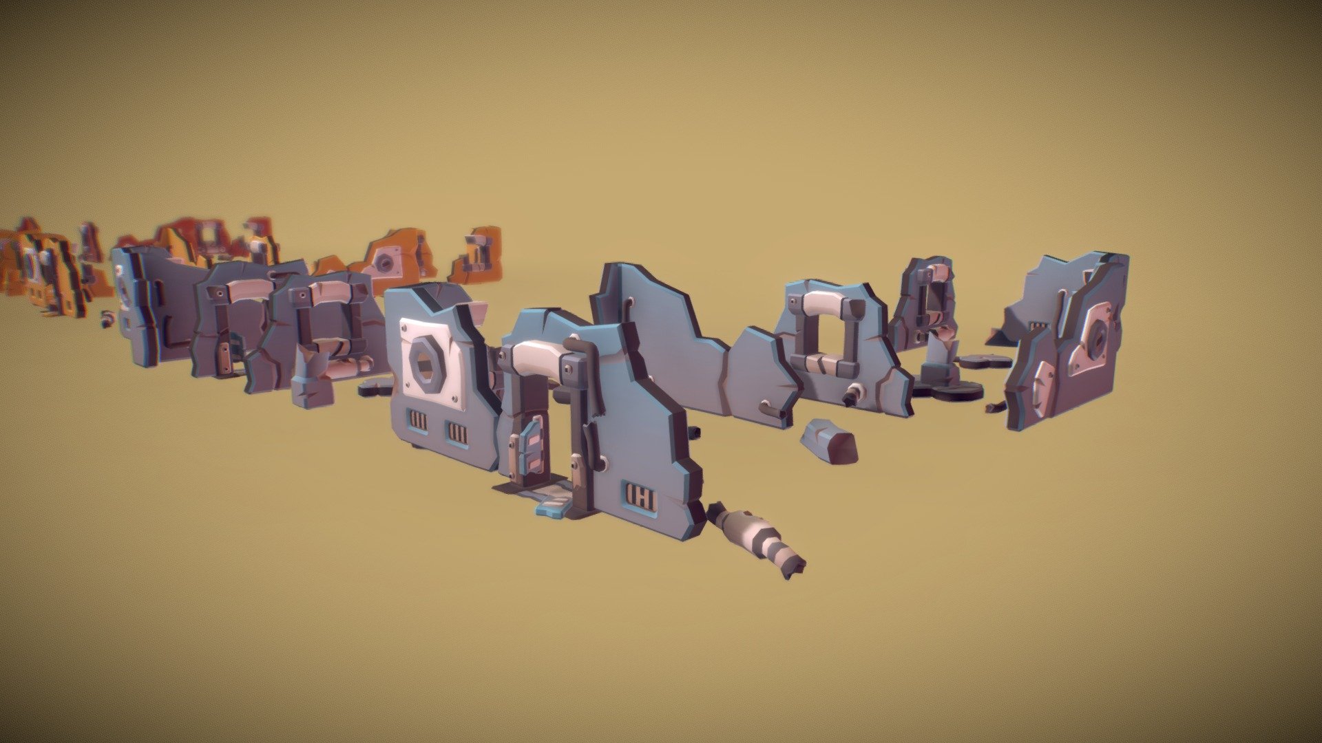 Abandoned Town Ruins – Preview