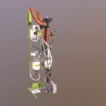 airfrance electrichydrolic system 3d model