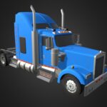 American truck Style Lowpoly