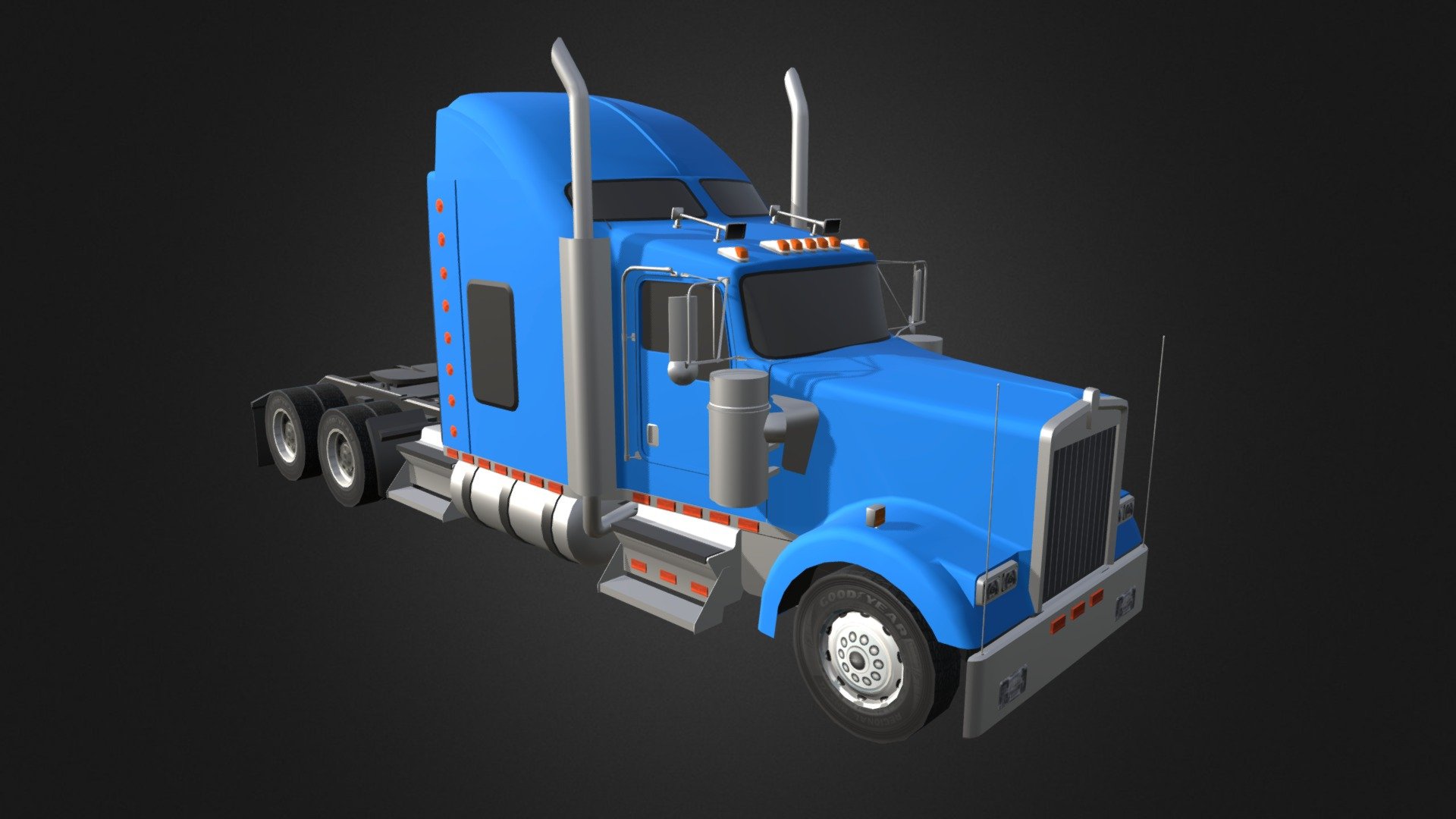 American truck Style Lowpoly