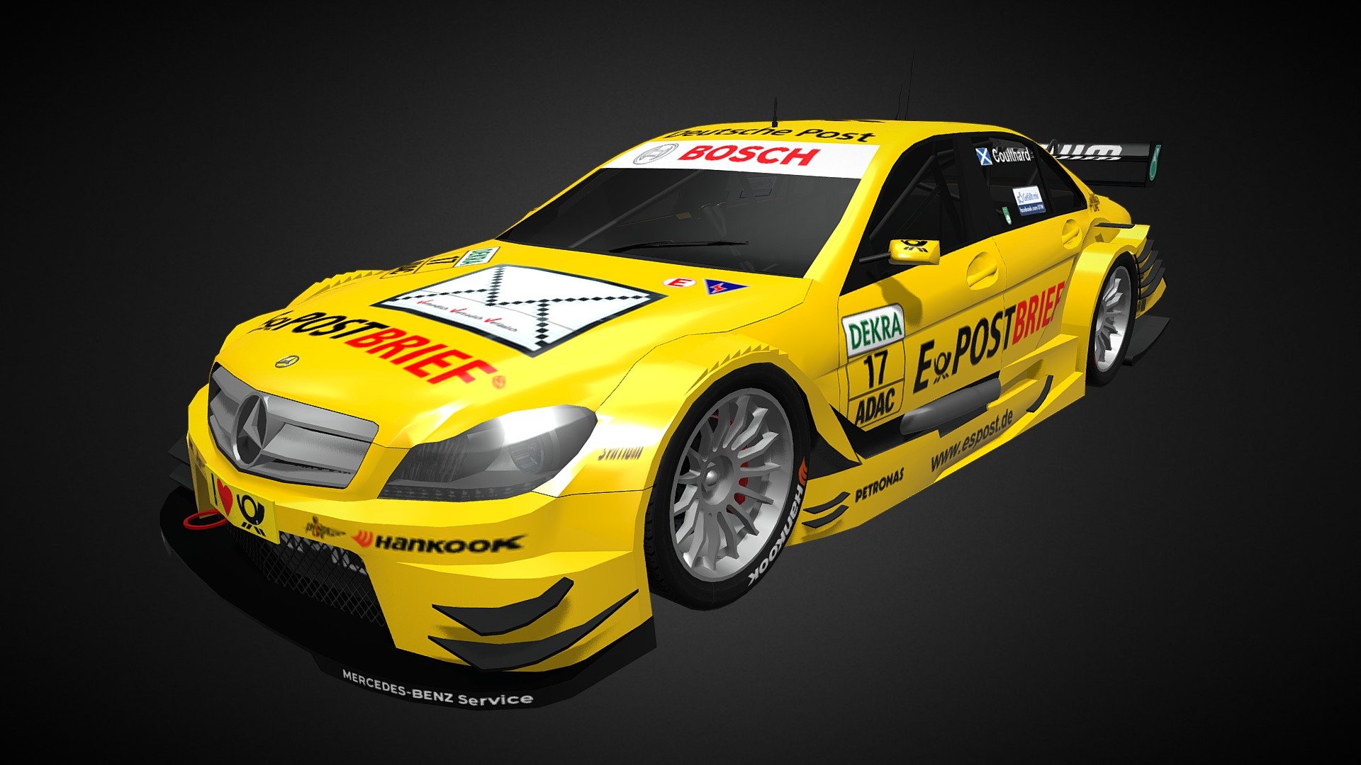 AMG-Mercedes Clase C DTM 2011 – David Coulthard