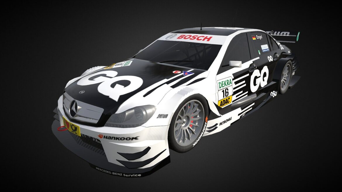 mercedes benz dtm 2011 season pack 3d model