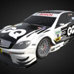 mercedes benz dtm 2011 season pack 3d model