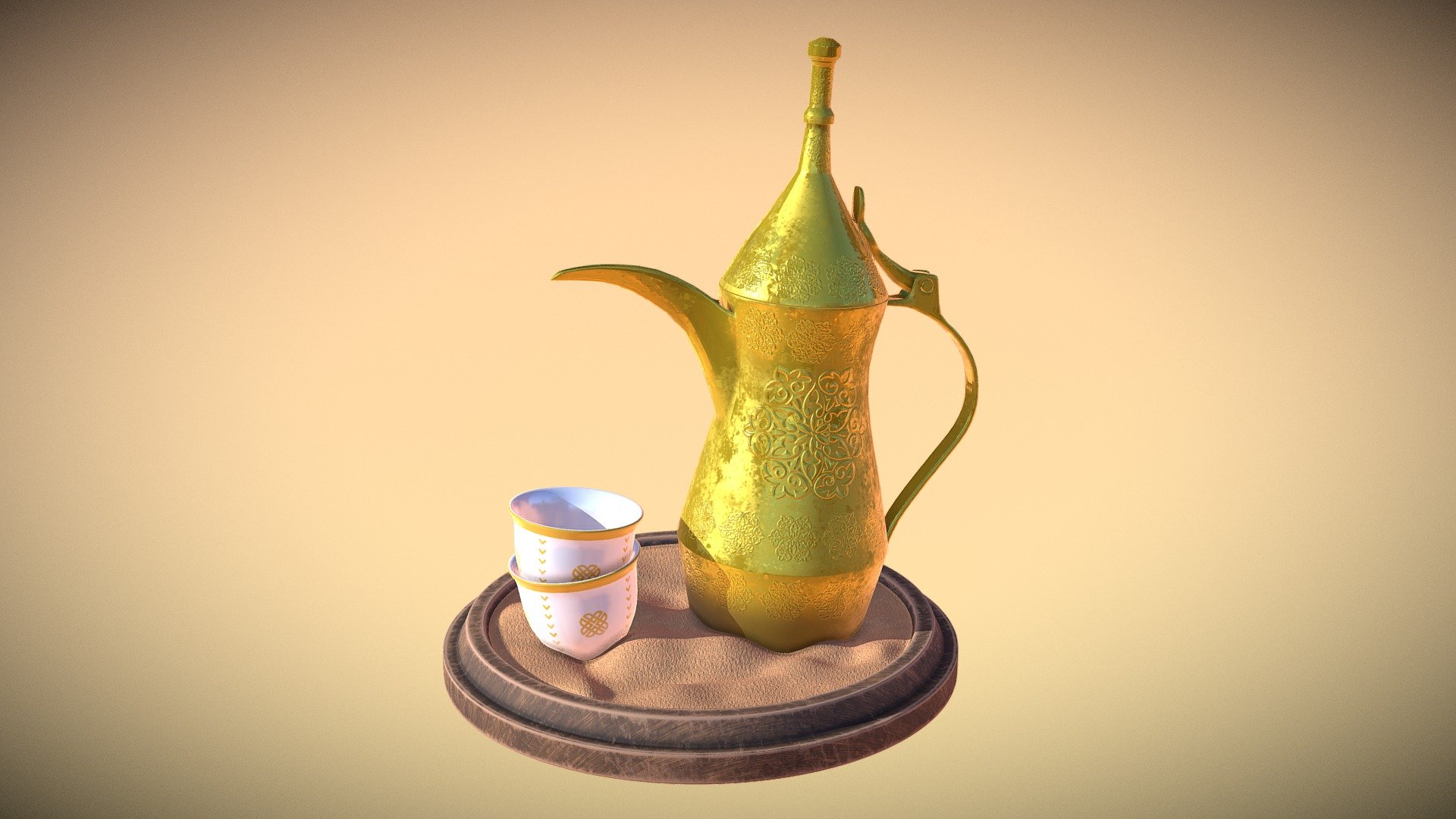 Arabic Coffee (Dallah & Finjan)