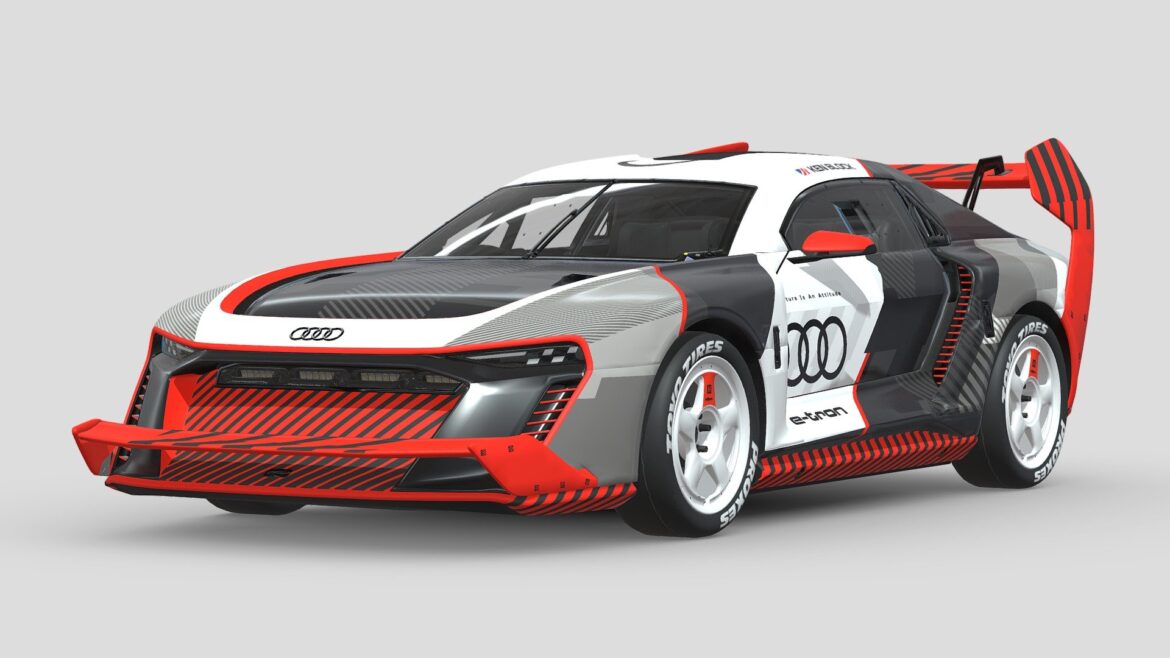 audi s1 e tron hoonitron 3d model