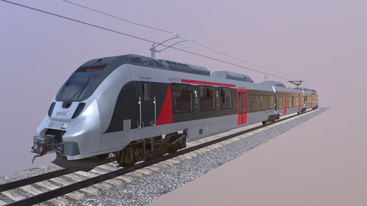 bombardier talent 2 train abelio 3d model