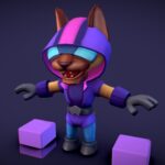 bomber t2 preview 3d model