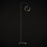 Bowl arc floor lamp [black]