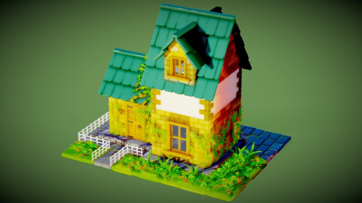 brick house 3d model