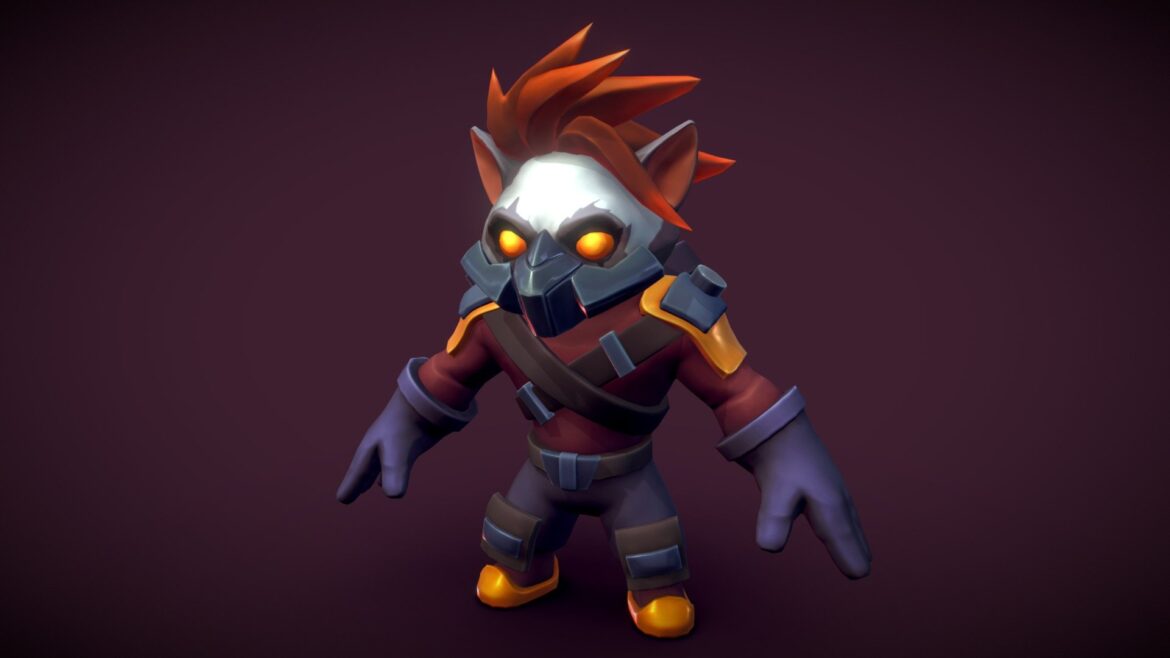 burnie cultist preview 3d model