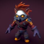 burnie cultist preview 3d model