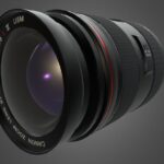 Canon 24 70 3d Model - Photorealistic Canon 24-70mm lens digital asset with detailed glass elements and focus rings.
